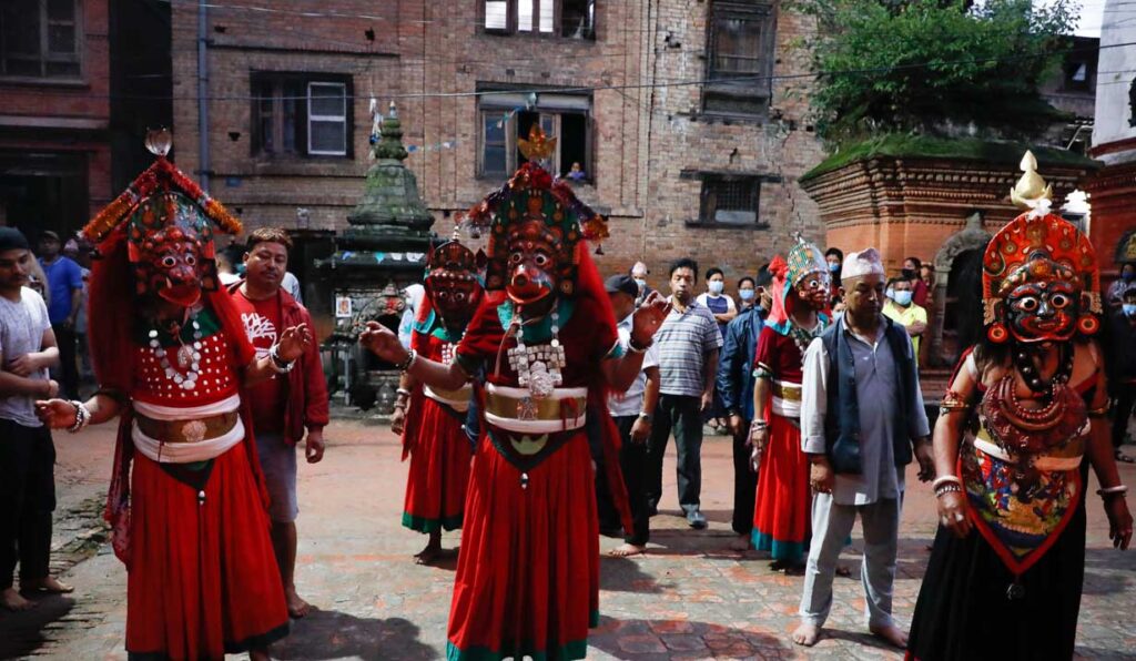 Nilbarahi dance Bhaktapur