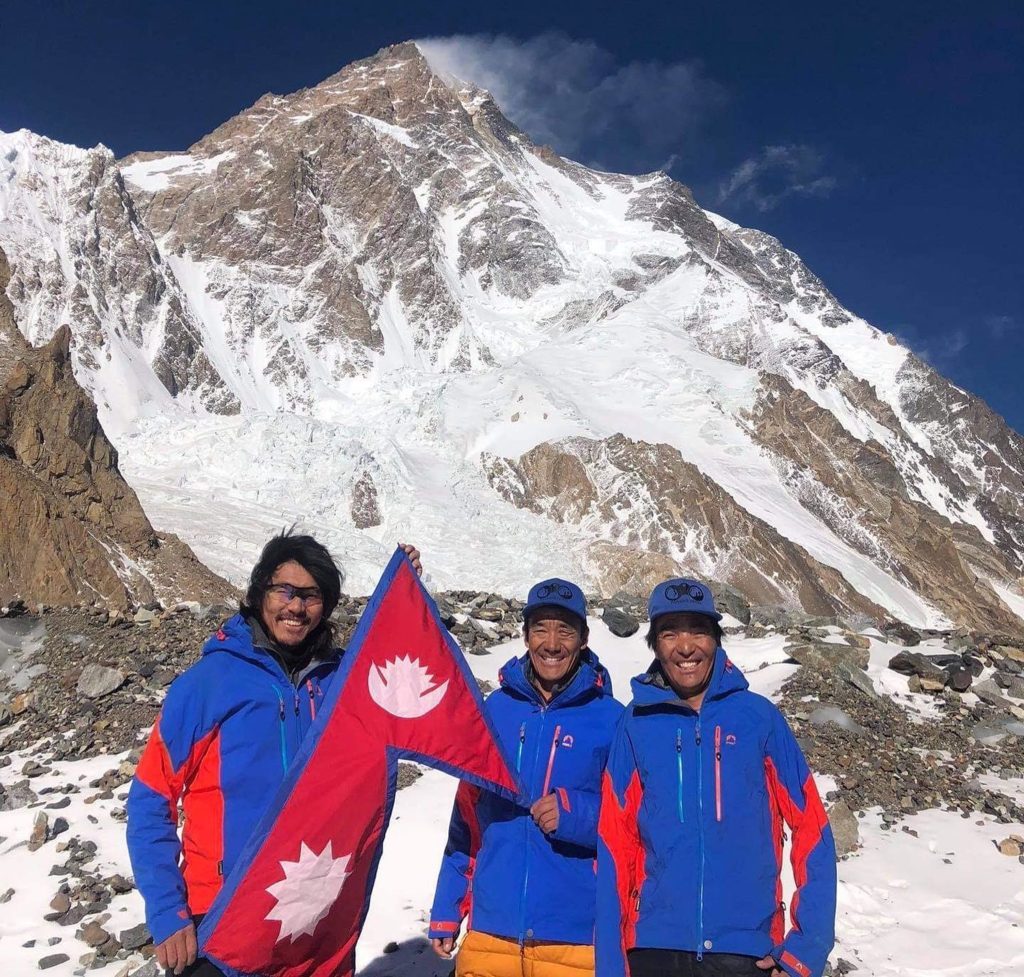 Nepali climbers script history scaling K2 in winter season